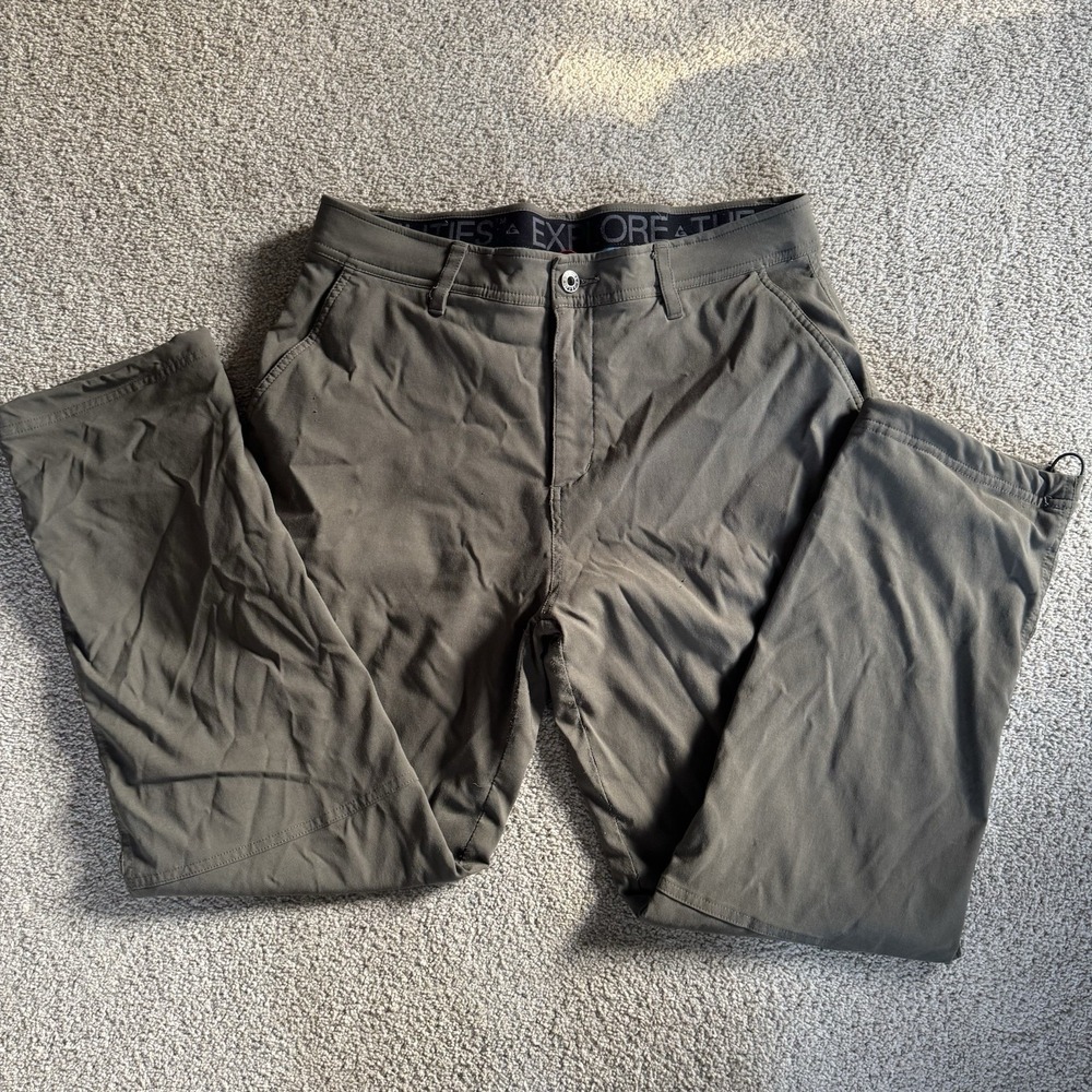 Gerry Mens Fleece Lined Thermal Pants Outdoors Hiking Camping Size 34x30